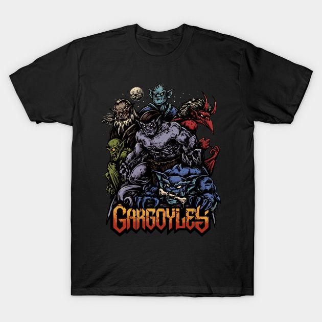 Gargoyles T-Shirt by Bodya